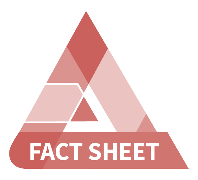 Video fact sheet icon - red